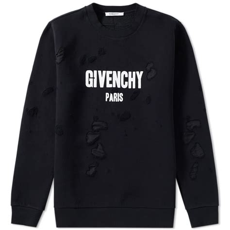 givenchy destroyed crewneck